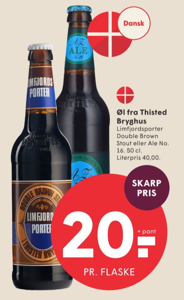 Thisted Limfjords Porter Double Brown Stout, Specialøl