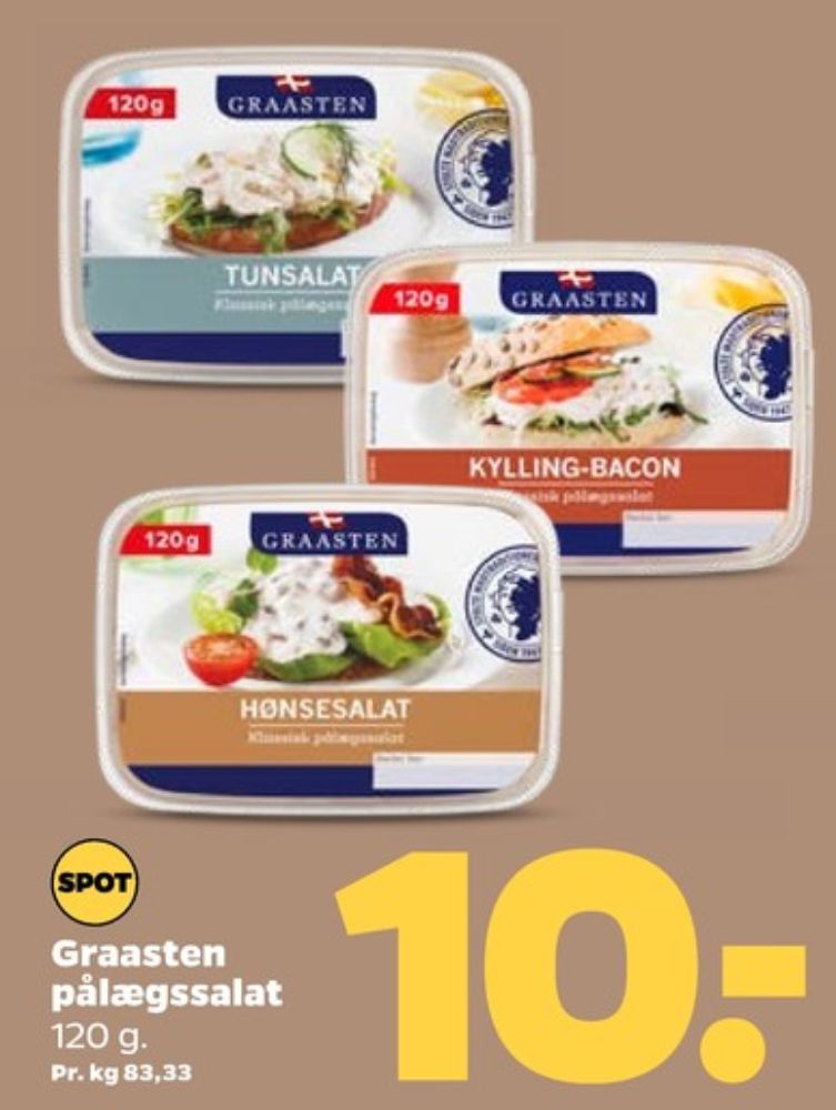 Graasten, Kylling & Baconsalat