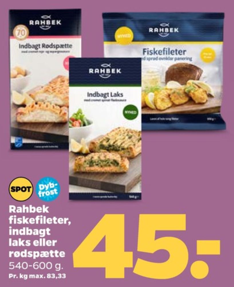 Rahbek, Indbagt Rødspætte med Cremet reje- og aspargessauce