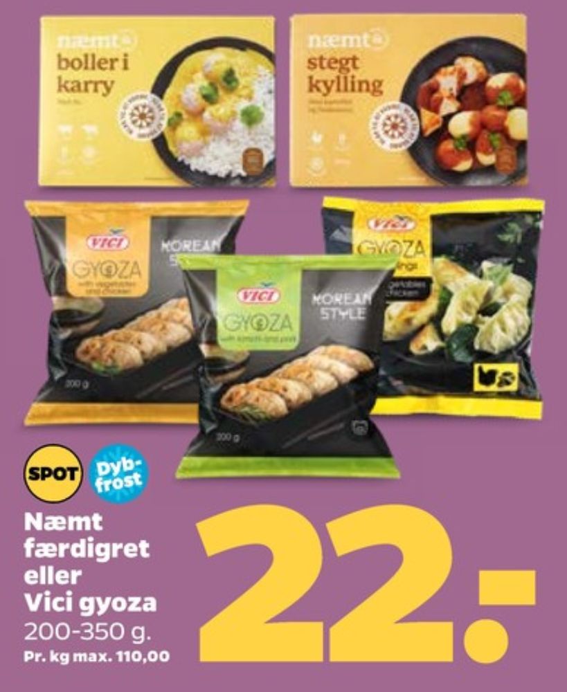 Næmt, Stegt kylling