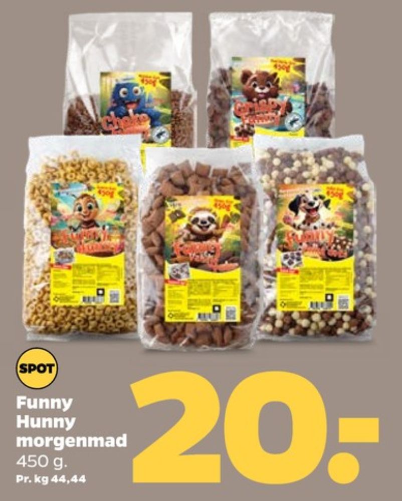 Funny Hunny, Choko Funny Morgenmadsprodukt