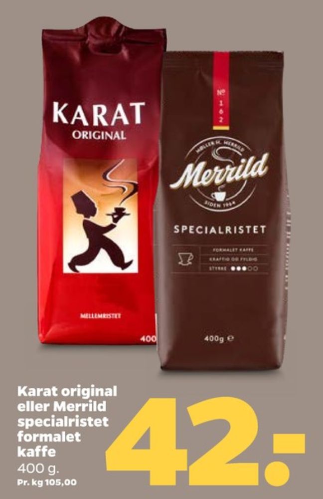 Merrild Specialristet, Kaffe Formalet