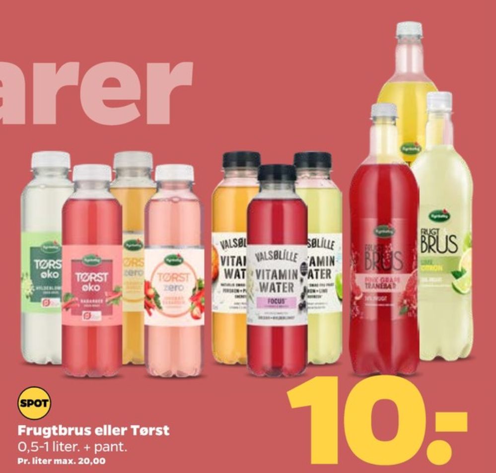 Rynkeby Tørst, Fersken & Mangodrik Zero