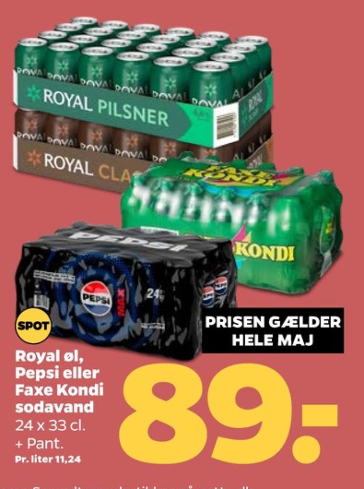 Royal Classic, Øl 24 pk.