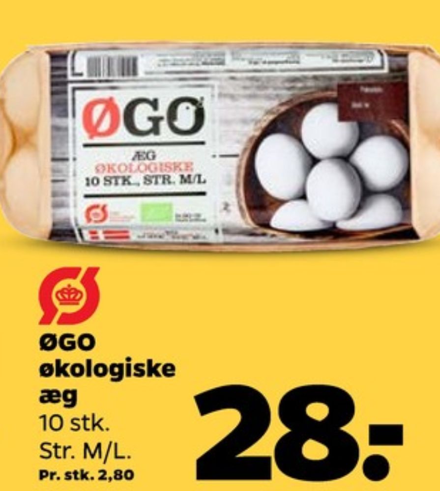 ØGO, Økologiske æg M/L