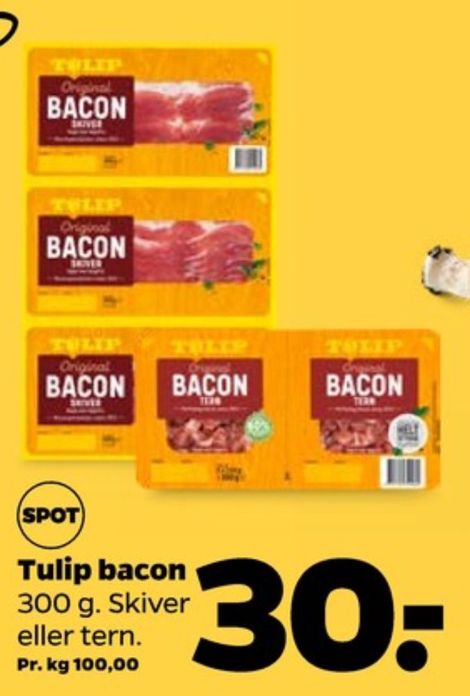 Tulip, Bacontern