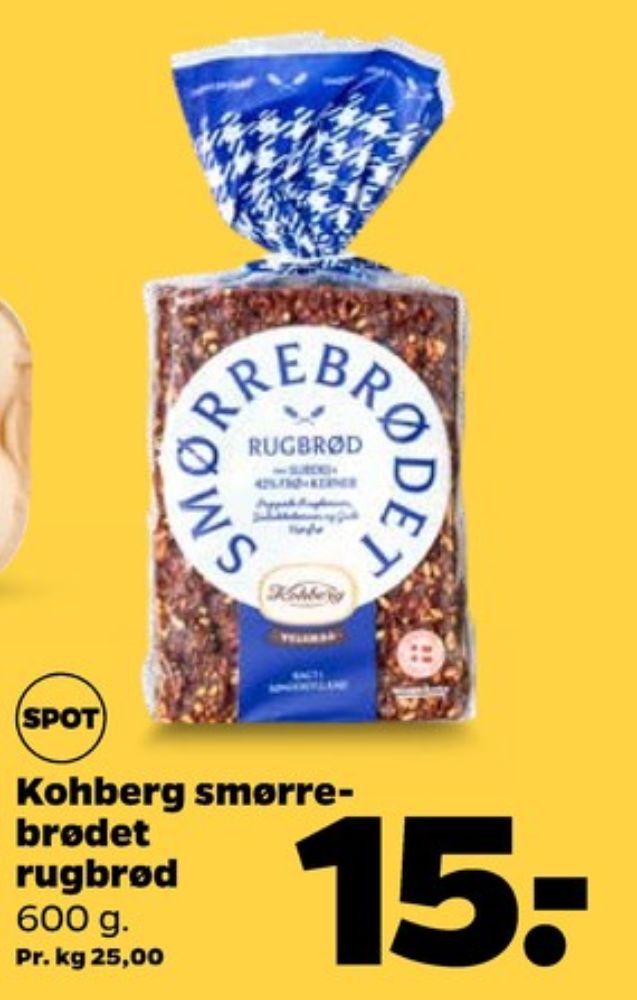 Kohberg Smørrebrødet, Rugbrødsskiver