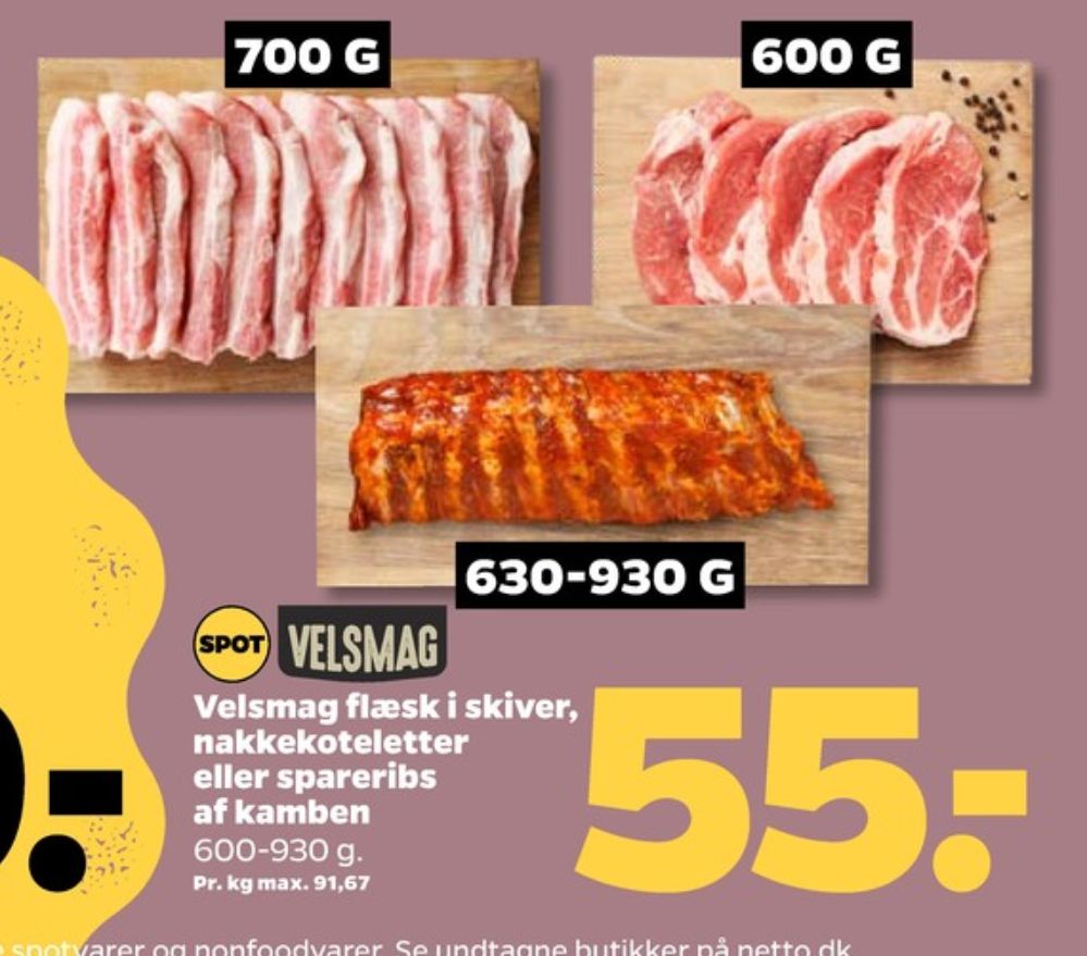 Velsmag, Spareribs