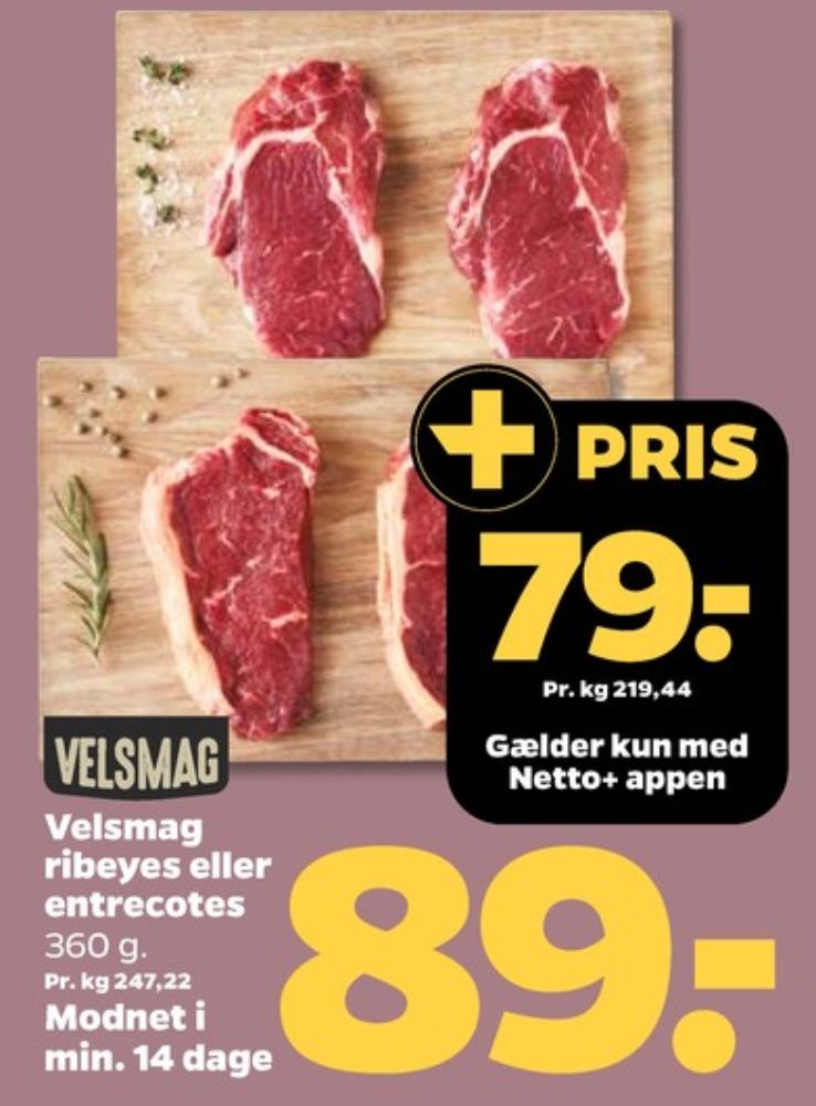Velsmag, Ribeye