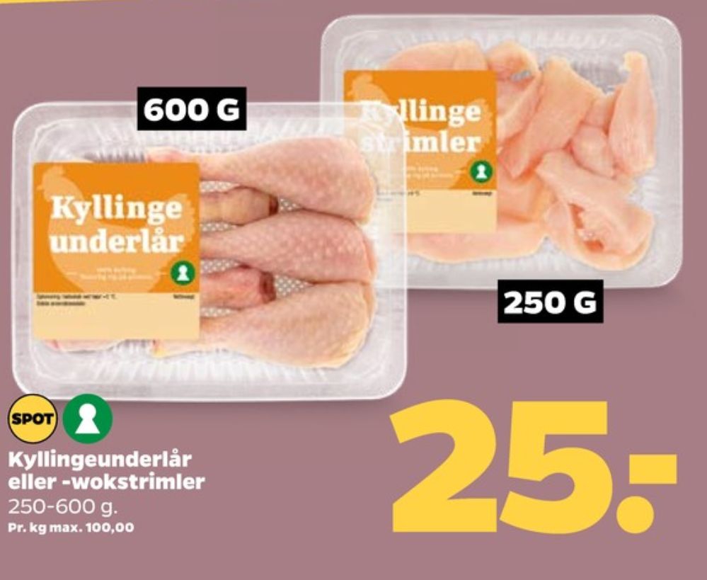 Kyllingeunderlår