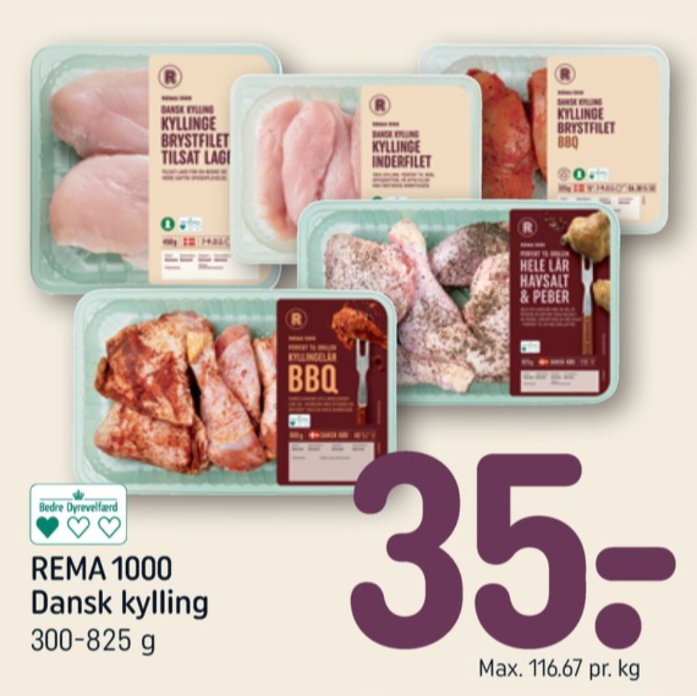 Rema 1000, Kyllingelår