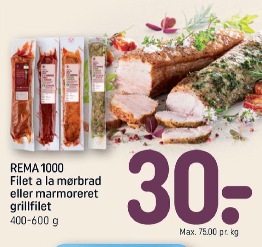 Rema 1000, Grisemørbrad