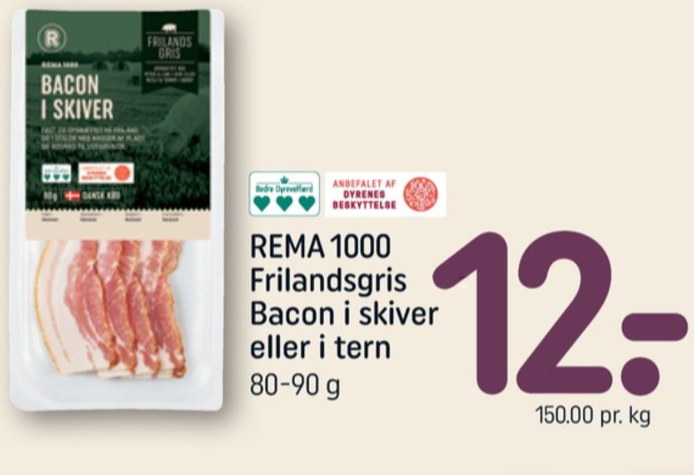 Rema 1000, Bacontern