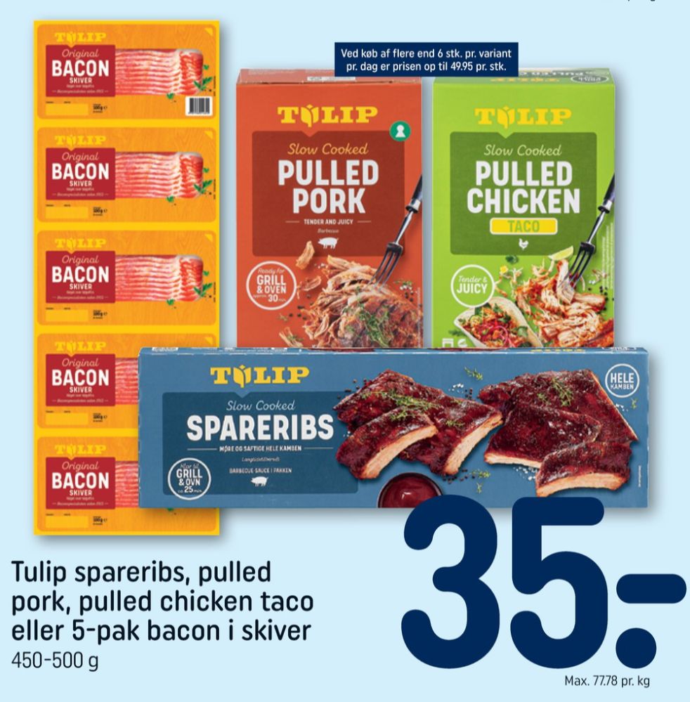Tulip, Baconskiver
