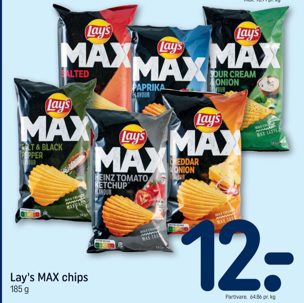 Lays Max, Heinz Tomato Ketchup Chips