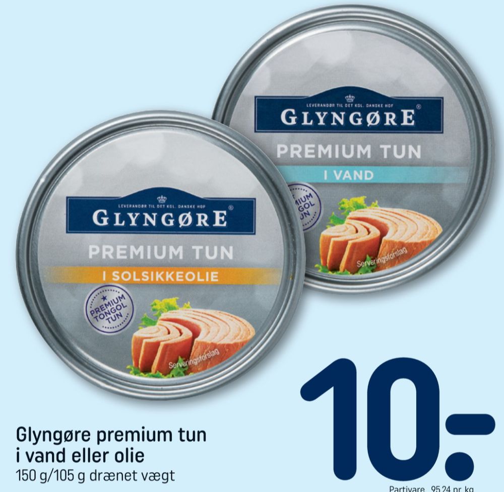 Glyngøre, Premium tun i solsikke olie