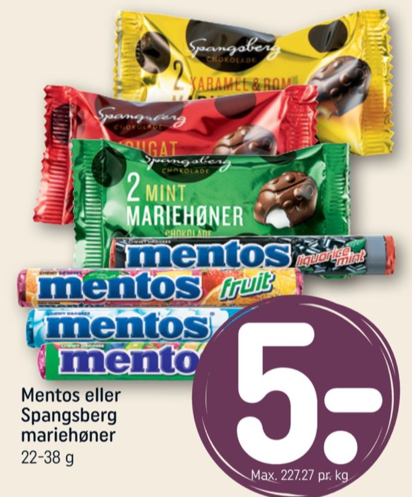 Spangsberg Mariehøner, Dessertchokolade Nougat