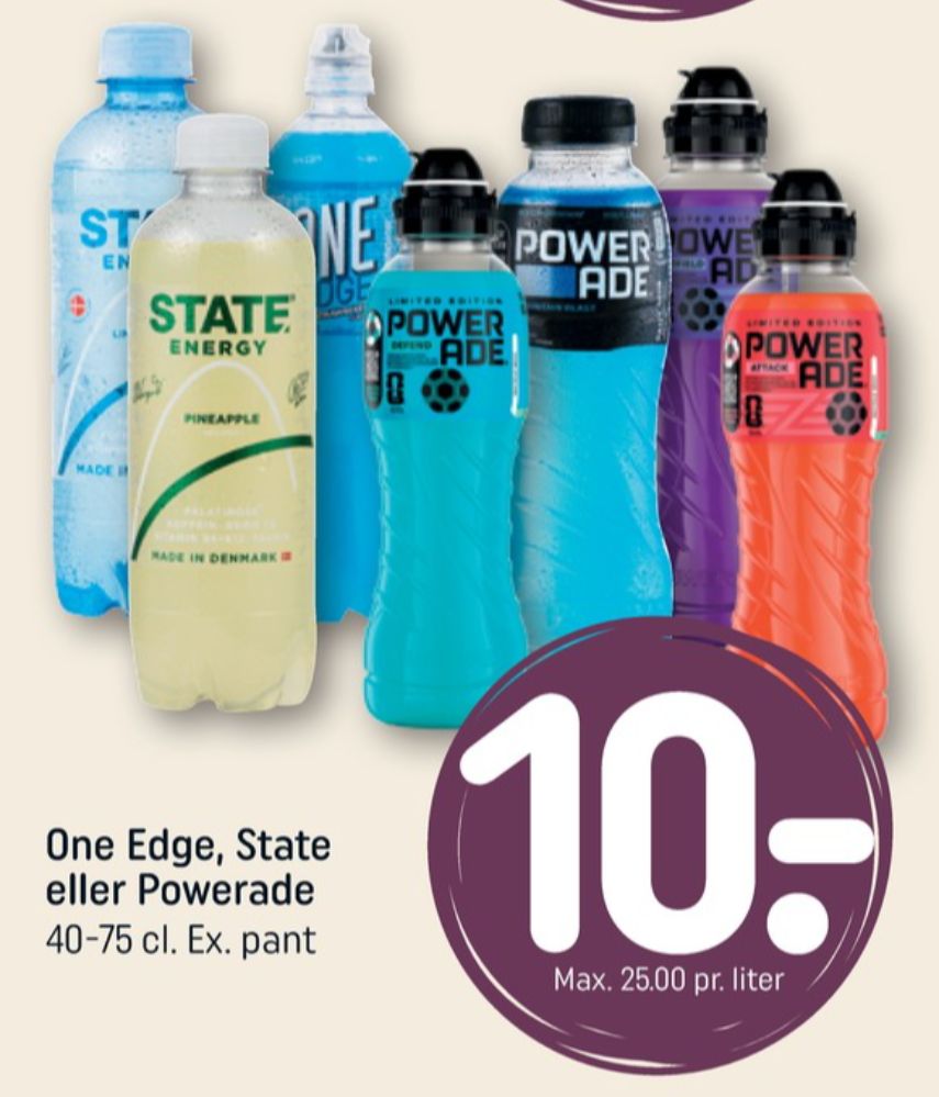 One Edge Strawberry Flavour, Sportsdrik