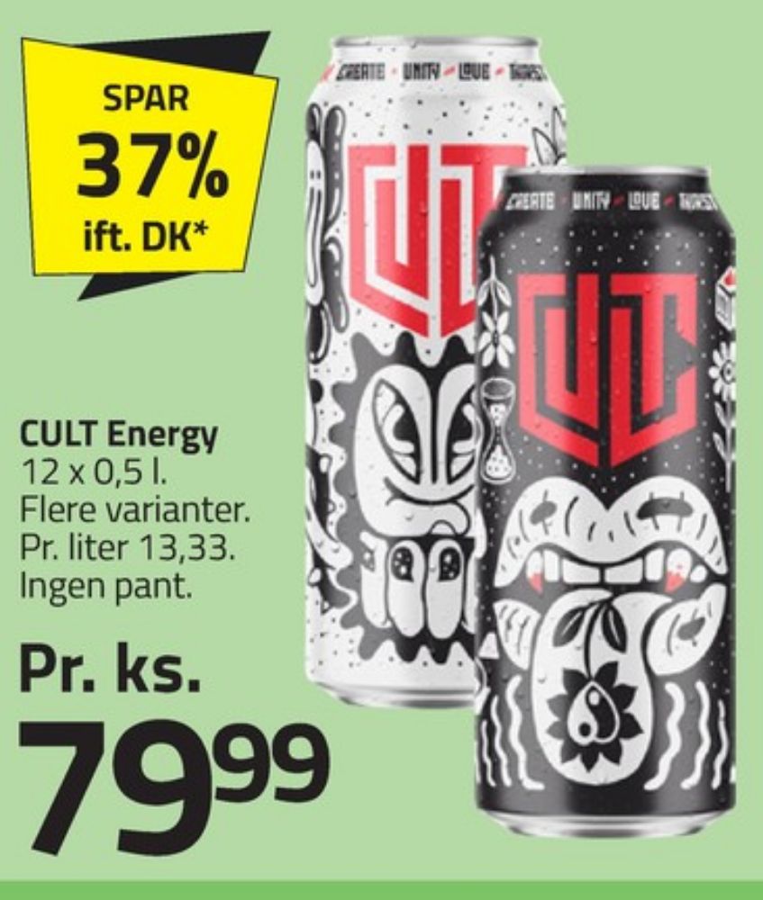 Cult Energy, Energidrik