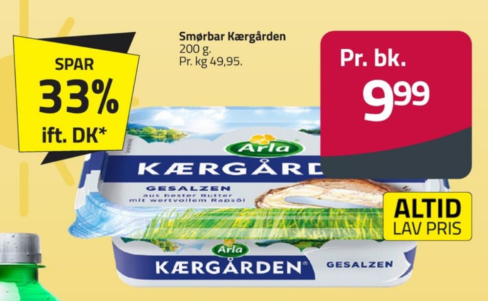 Kærgården, Smørbar