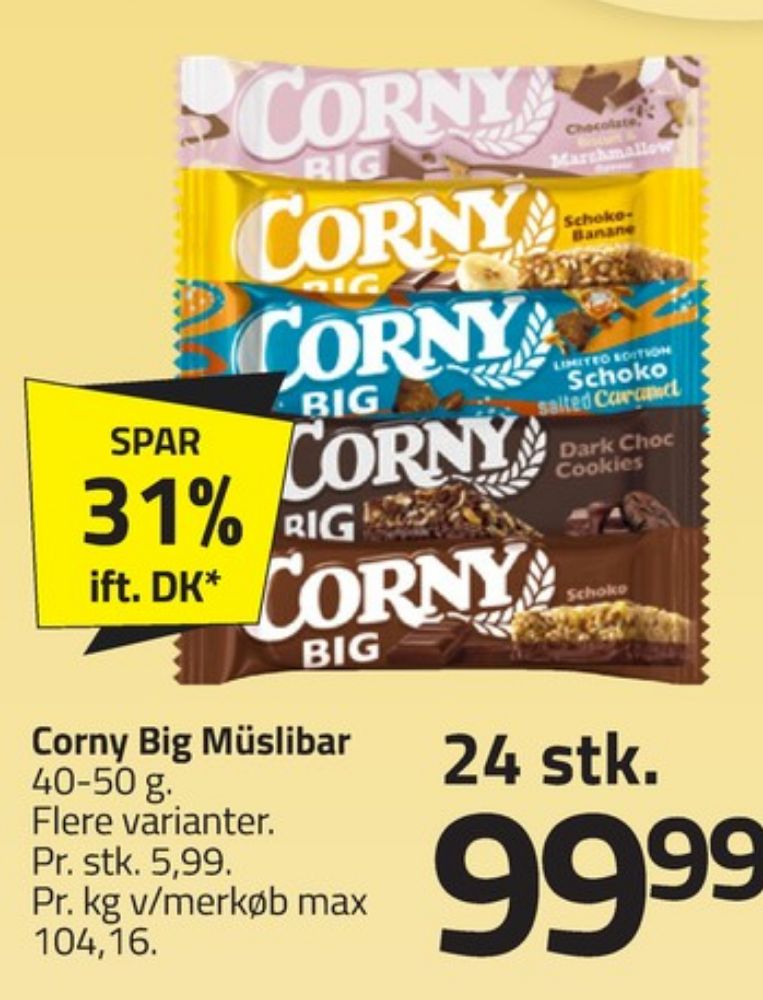Corny, Chocolate Salted Caramel Big Müslibar