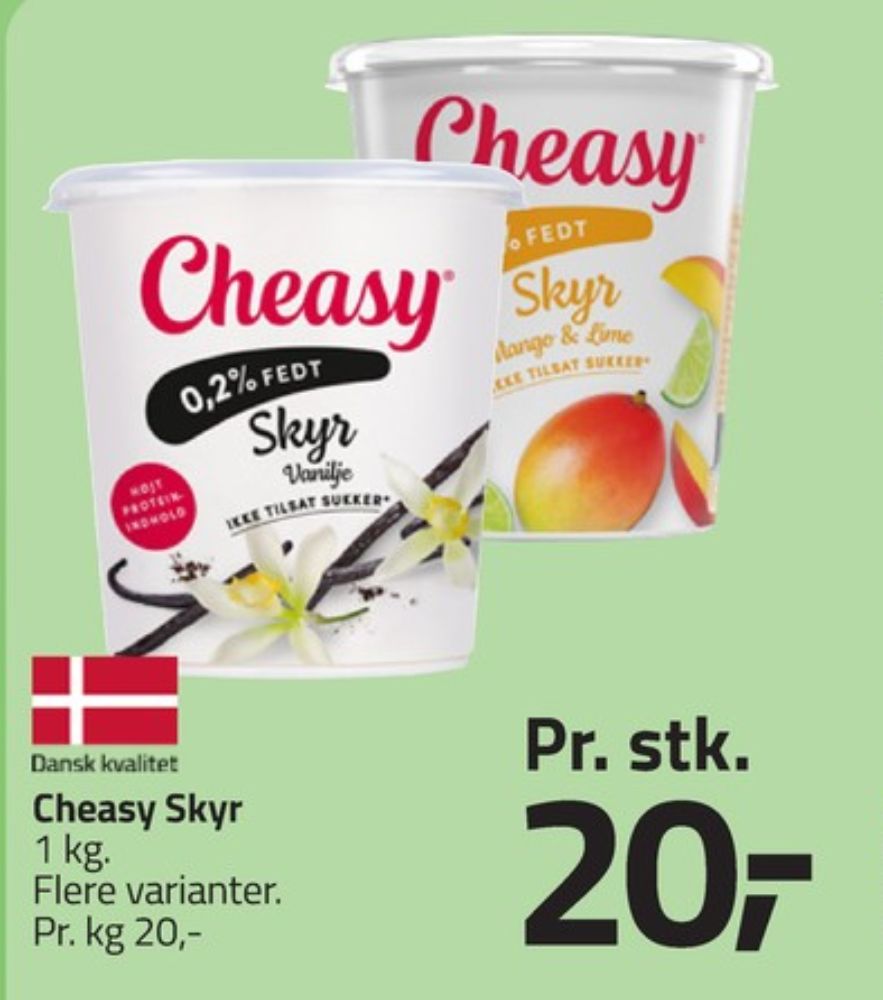 Cheasy, Vanilje Skyr 