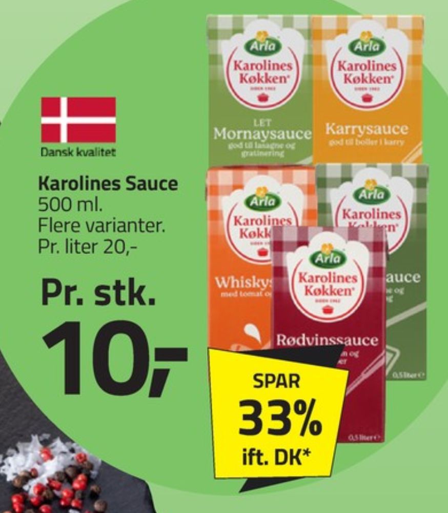 Karolines, Whisky Sauce