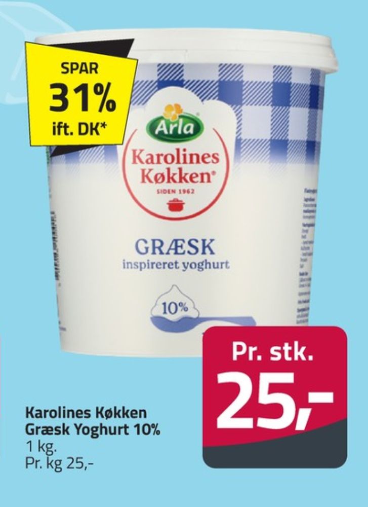 Karolines, Græsk Yoghurt 10%