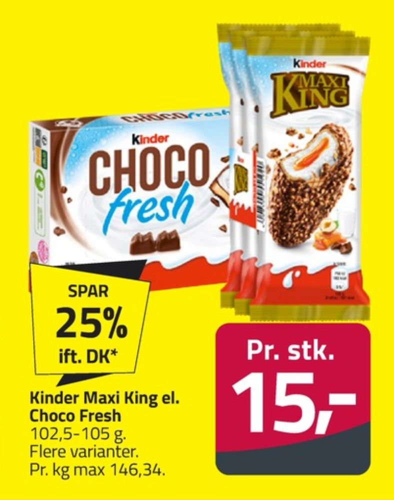 Kinder Maxi King, Cool Snacks