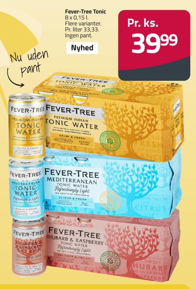 Fever-Tree, Tonicvand 8 pk.