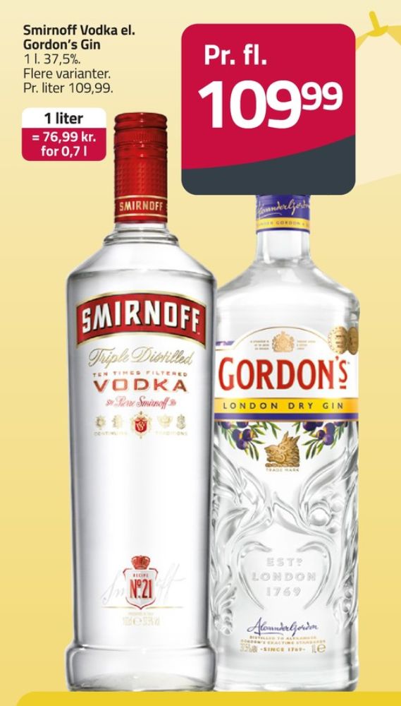 Smirnoff, Vodka