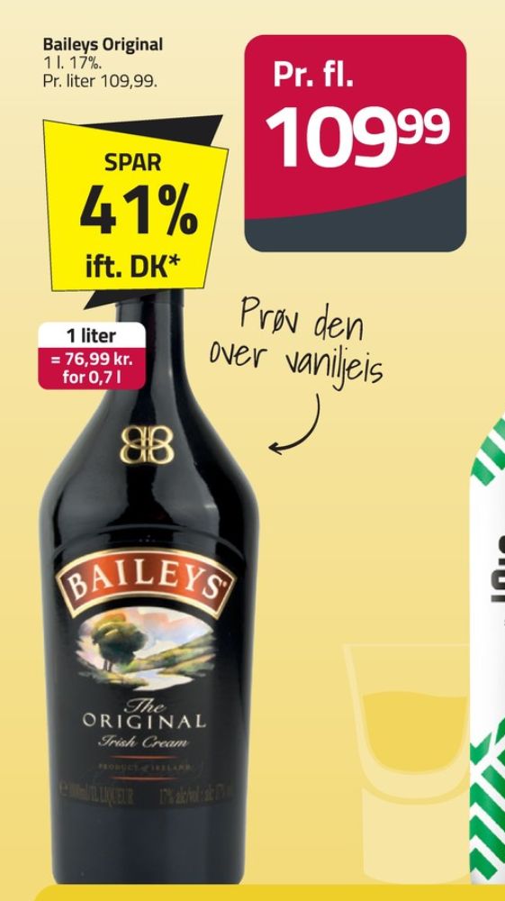 Baileys Original, Likør