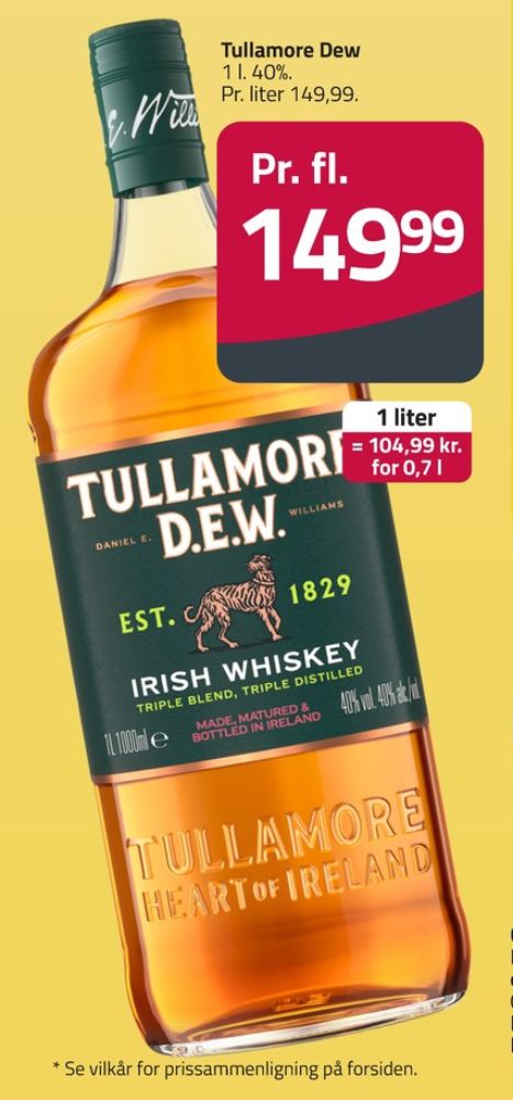 Tullamore Dew, Whisky