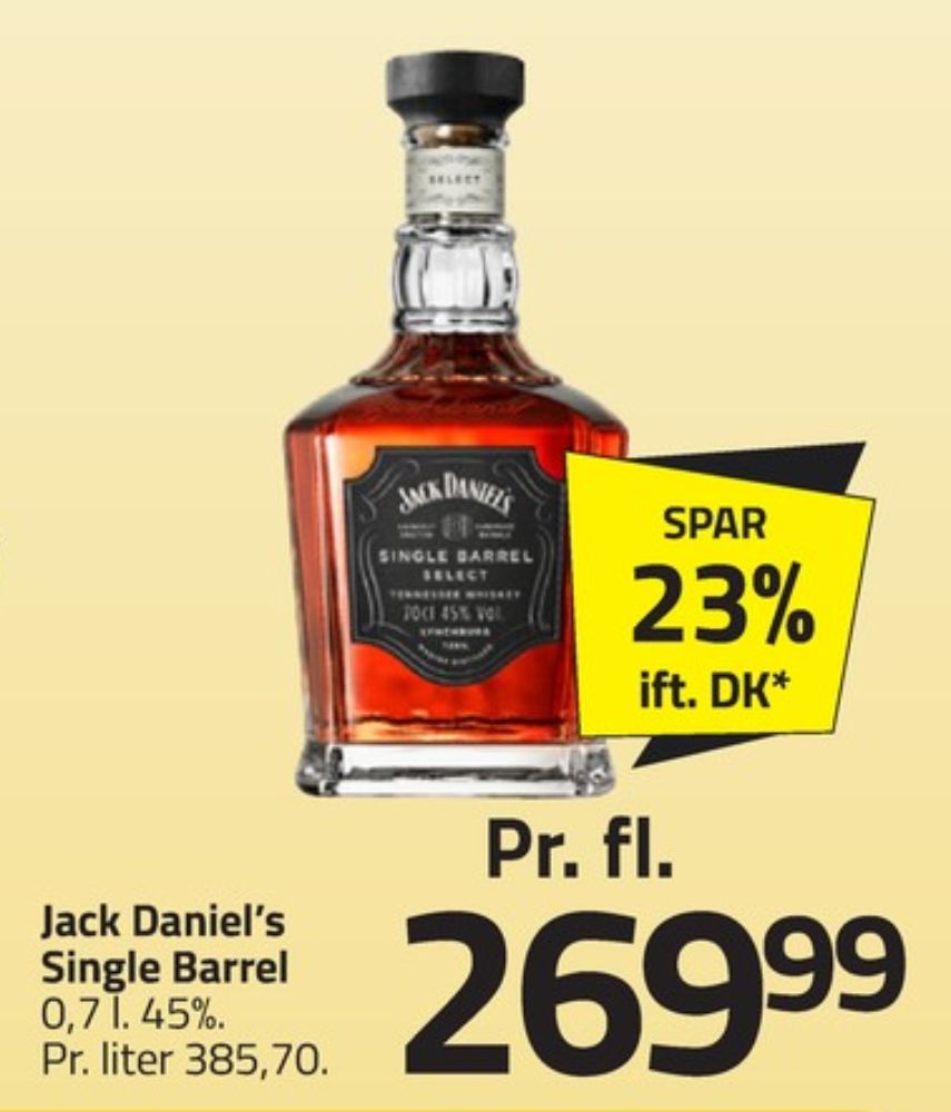 Jack Daniels Single Barrel, Whisky