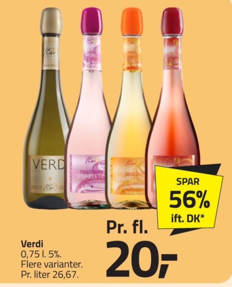 Verdi, Italiensk Mousserende Vin