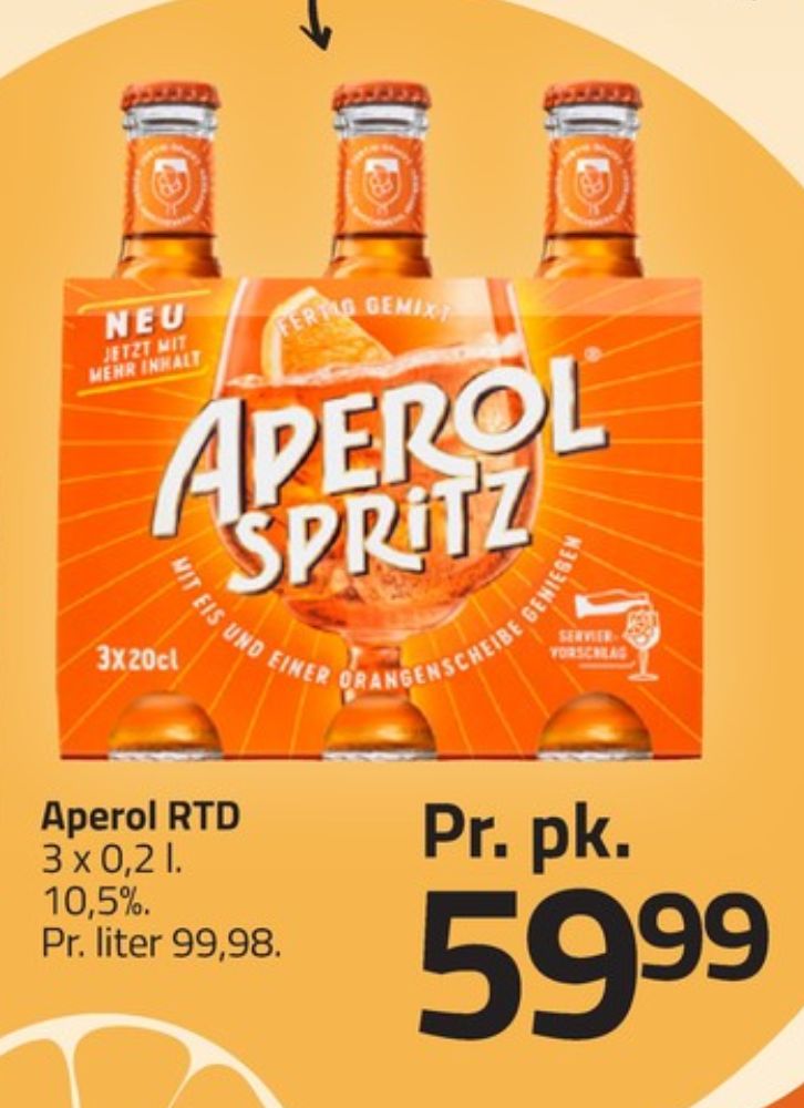 Aperol Spritz, Spritz 3 pk.