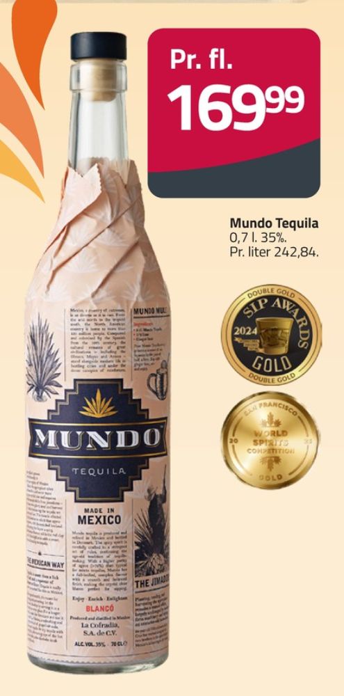 Mundo Tequila, Tequila
