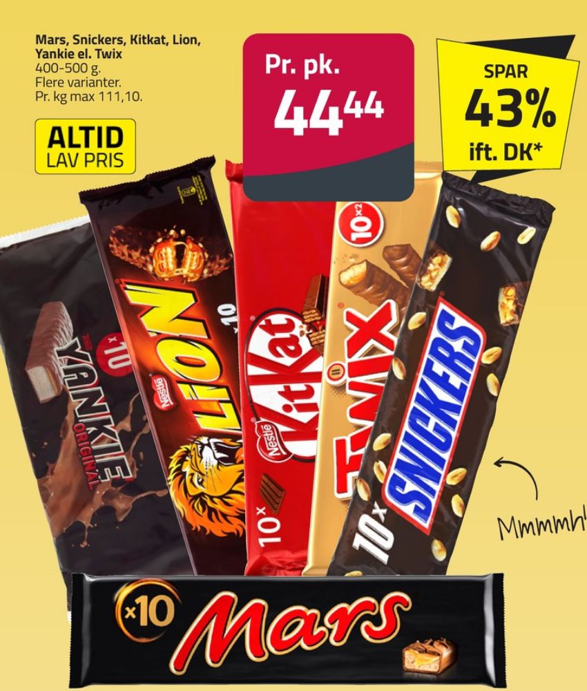 Yankie, Chokoladebar