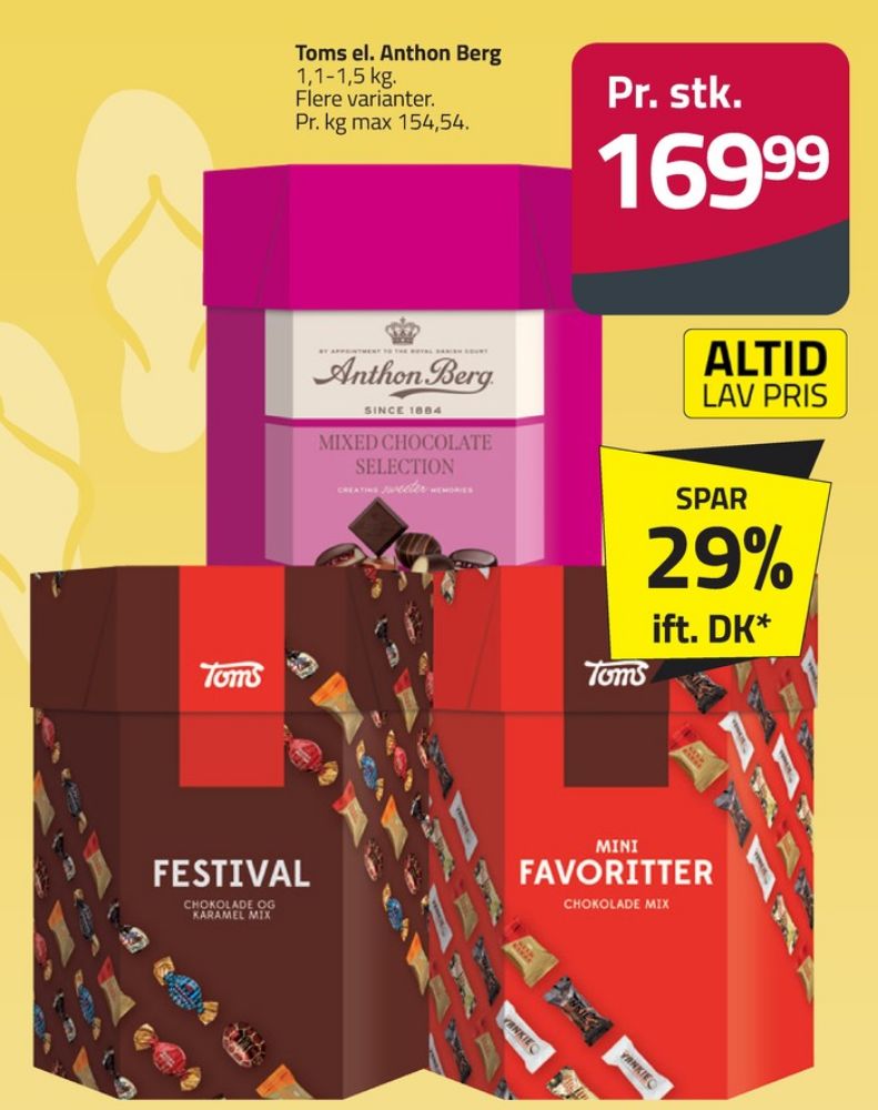 Anthon Berg Mixed Chocolate Selection, Dessertchokolade