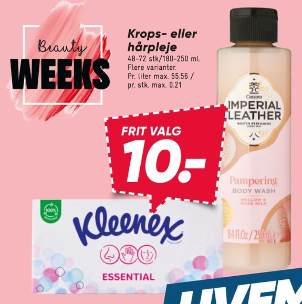 Kleenex, Lommetørklæder