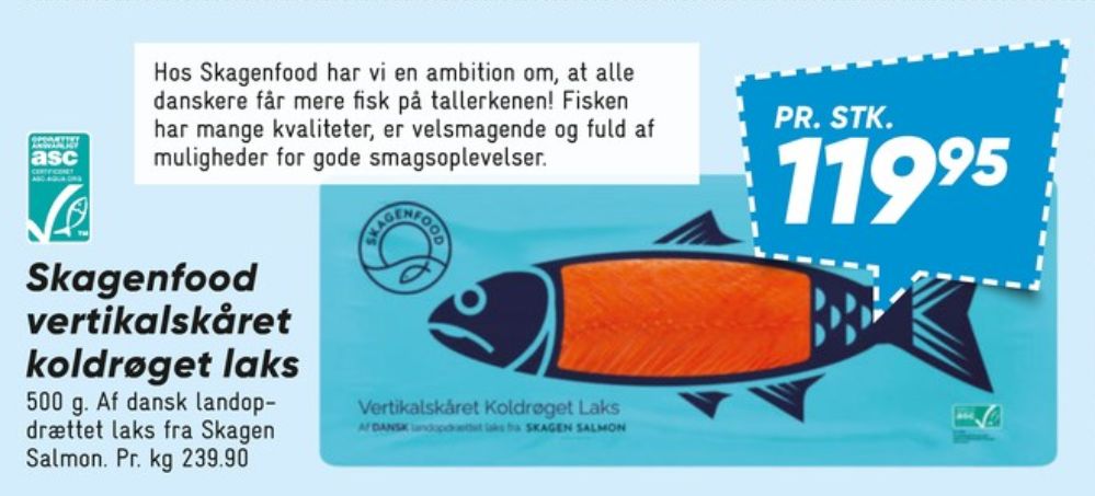 Skagenfood , Laks