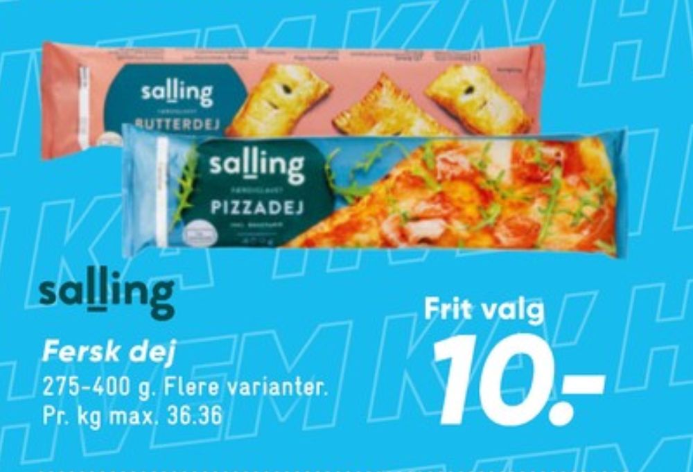 Salling, Butterdej