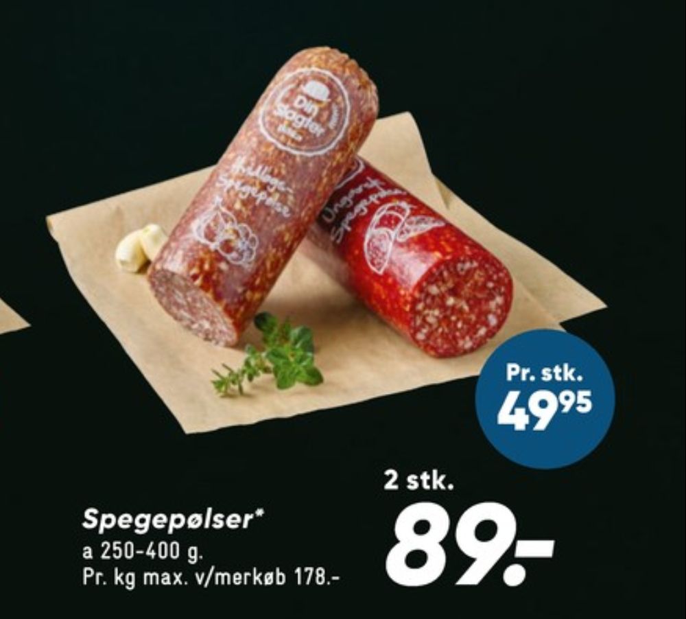 Hvidløgsspegepølse