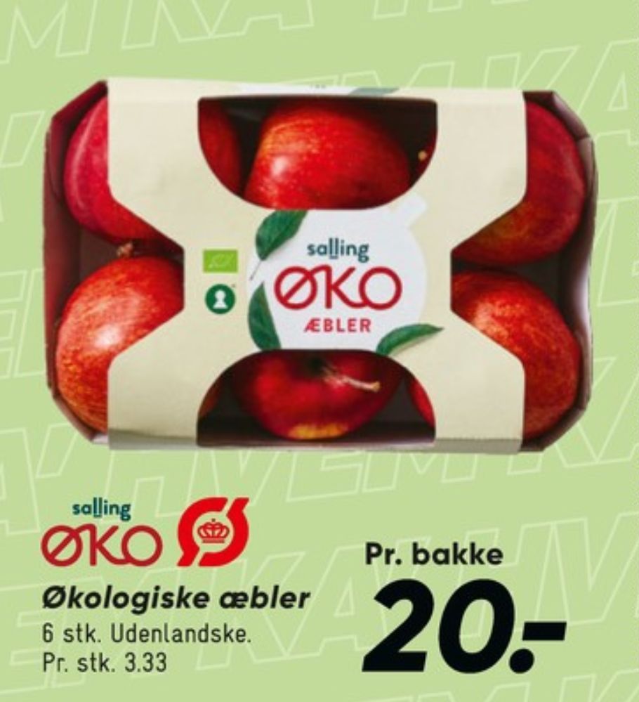 Salling ØKO, Æbler