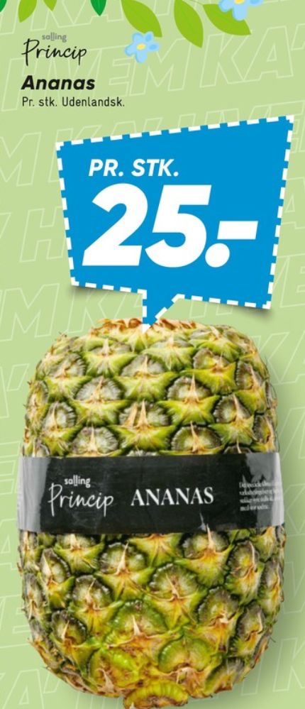 Salling Princip, Ananas