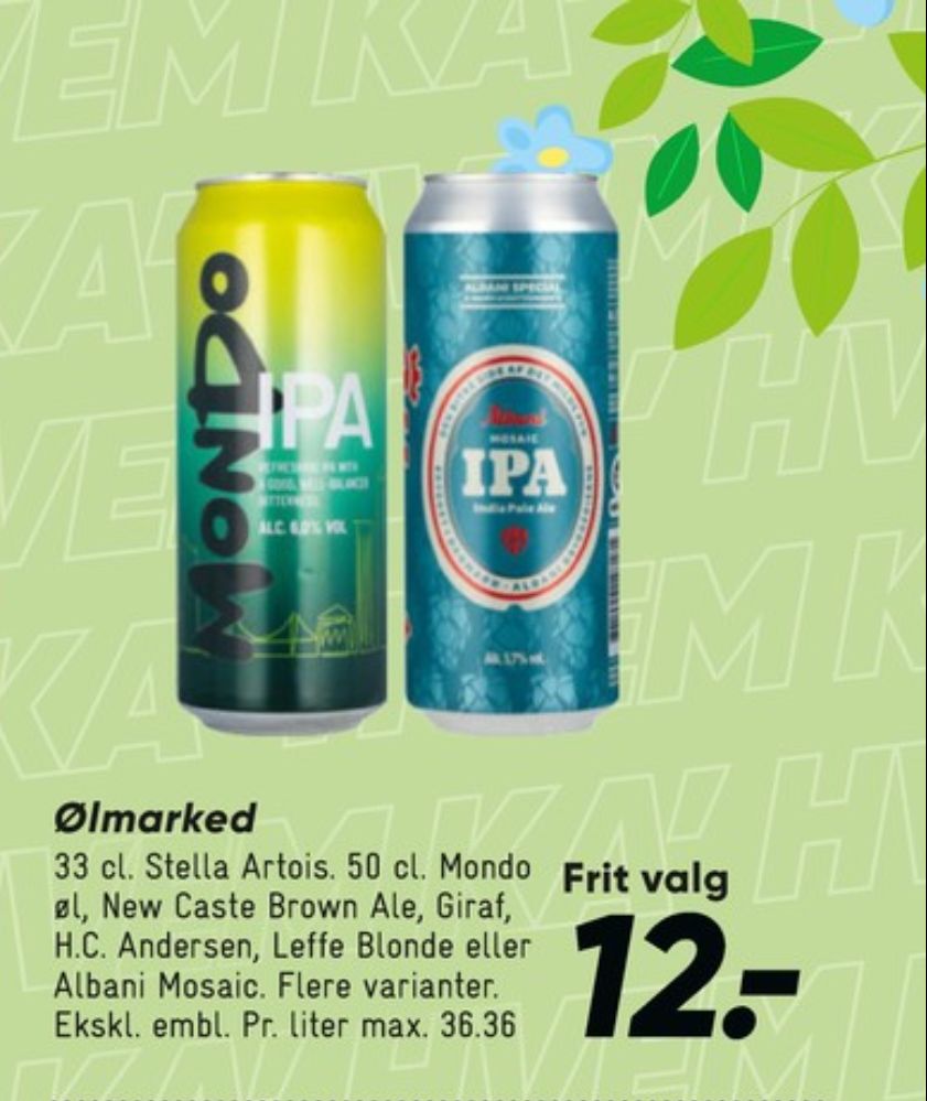 HC Andersen, Specialøl
