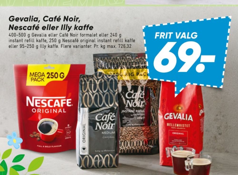 Nescafe Original, Instant Kaffe