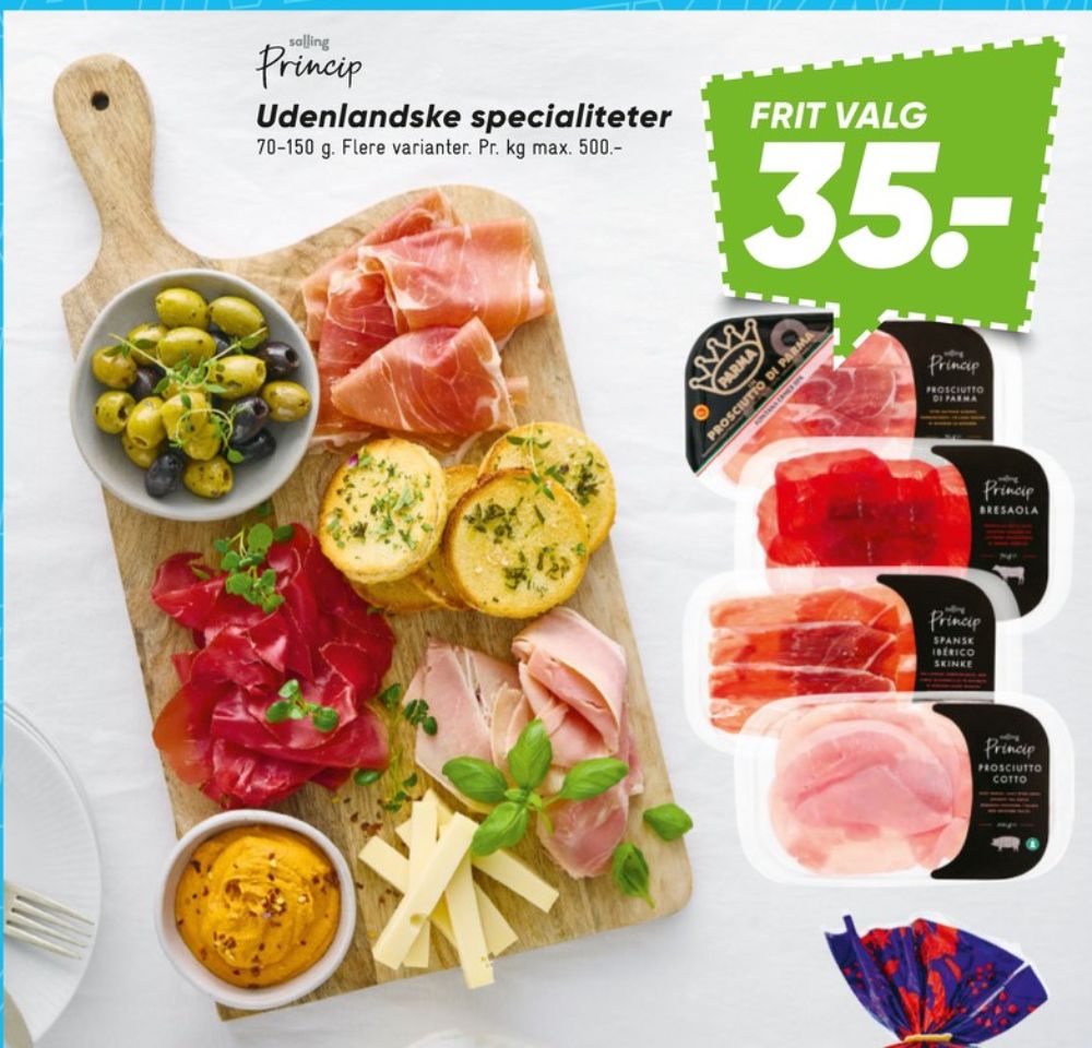 Salling Princip, Spansk Iberico Skinke