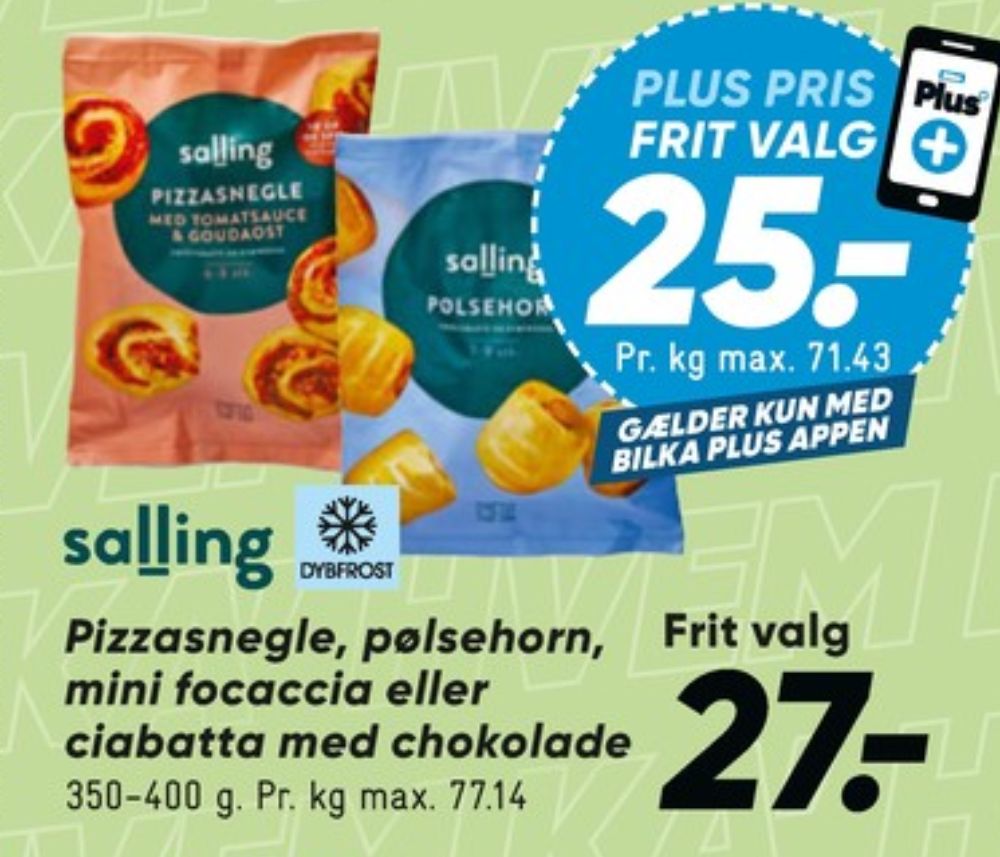 Salling, Pizzasnegle