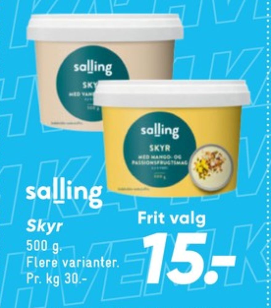 Salling, Vanilje Skyr 